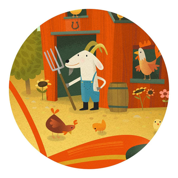 Djeco Ζωγραφική - Καλλιτεχνικά - Παζλ Djeco παζλ 16 τεμ. "Τρακτέρ"