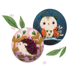 Djeco Ζωγραφική - Καλλιτεχνικά - Παζλ Djeco μαθαίνω να ράβω "Σκιουράκι"