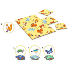 Djeco Επιτραπέζια Παιχνίδια Djeco Παιχνίδι Λογικής παζλ "Ζωάκια"