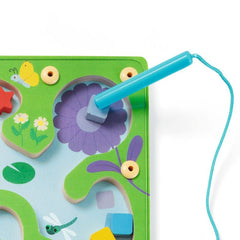 Djeco ξύλινα παιχνίδια Djeco Μαγνητικός Λαβύρινθος Χρωμάτων και Σχημάτων "Βάτραχος"