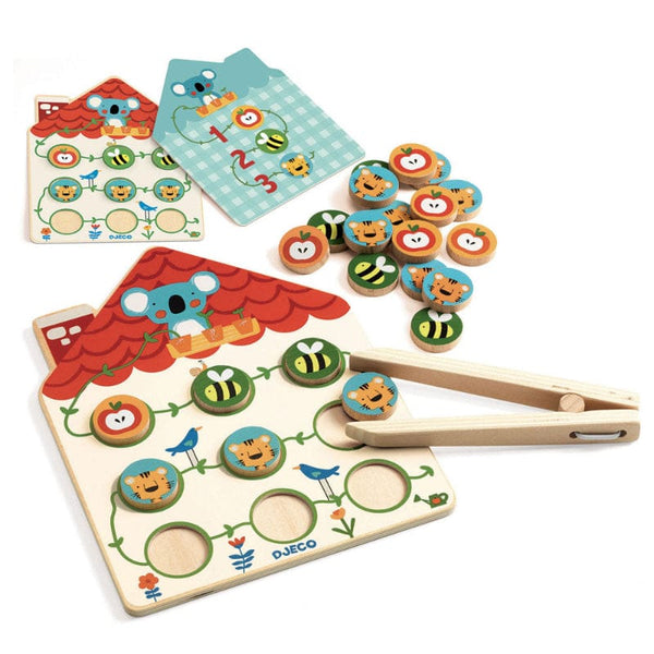 Djeco Παιχνίδια Δραστηριοτήτων Djeco Εκπαιδευτικό παιχνίδι αρίθμησης Το σπιτάκι