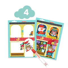 Djeco Ζωγραφική - Καλλιτεχνικά - Παζλ Djeco Σετ καλλιτεχνικών & δημιουργικής απασχόλησης "Γατούλα"