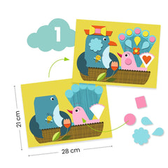 Djeco Ζωγραφική - Καλλιτεχνικά - Παζλ Djeco Σετ καλλιτεχνικών & δημιουργικής απασχόλησης "Γατούλα"