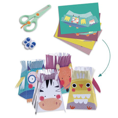 Djeco Ζωγραφική - Καλλιτεχνικά - Παζλ Djeco δημιουργικές δραστηριότητες Τα ζωάκια και τα σπιτάκια τους