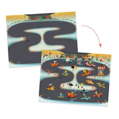 Djeco Ζωγραφική - Καλλιτεχνικά - Παζλ Djeco Χαλκομανίες Κατασκευαστικά οχήματα