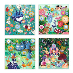 Djeco Ζωγραφική - Καλλιτεχνικά - Παζλ Djeco σετ καλλιτεχνικών & δημιουργικής απασχόλησης "Στην χώρα των θαυμάτων