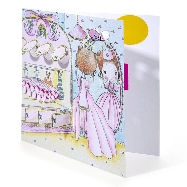 Djeco Ζωγραφική - Καλλιτεχνικά - Παζλ Djeco Ζωγραφίζω και ανακαλύπτω την εικόνα "Πριγκίπισσα"