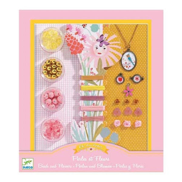 Djeco Ζωγραφική - Καλλιτεχνικά - Παζλ Djeco Κατασκευή κοσμημάτων με πέρλες και τριανταφυλλάκια