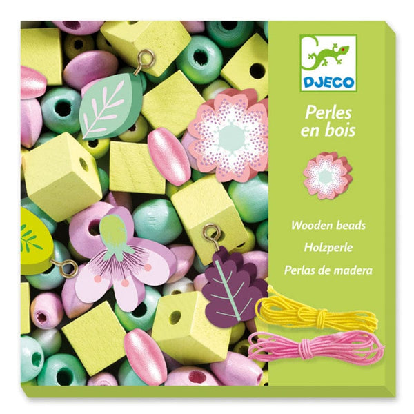 Djeco Ζωγραφική - Καλλιτεχνικά - Παζλ Djeco Κατασκευές Ξύλινων Κοσμημάτων Λουλούδια