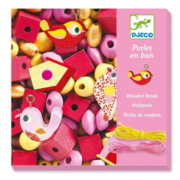 Djeco Ζωγραφική - Καλλιτεχνικά - Παζλ Djeco Κατασκευές Ξύλινων Κοσμημάτων Πουλάκια
