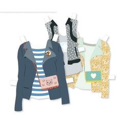 Djeco παιχνιδι ρολων Djeco Ντουλάπα κοριτσιών - Ντύνω κορίτσια με ρούχα και αξεσουάρ