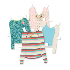 Djeco παιχνιδι ρολων Djeco Ντουλάπα κοριτσιών - Ντύνω κορίτσια με ρούχα και αξεσουάρ