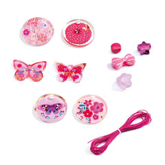 Djeco Ζωγραφική - Καλλιτεχνικά - Παζλ Djeco κατασκευή κοσμημάτων με διάφορες χάντρες Πεταλούδες