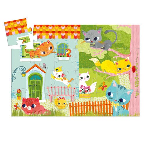 Djeco Ζωγραφική - Καλλιτεχνικά - Παζλ Djeco Παζλ σε σχηματικό κουτί 24 τεμ. "Γατούλα"