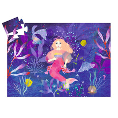 Djeco Ζωγραφική - Καλλιτεχνικά - Παζλ Djeco παζλ σε σχηματικό κουτί 36 τεμ. "Έλλα, η γοργόνα"