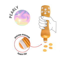 Djeco Ζωγραφική - Καλλιτεχνικά - Παζλ Djeco 4 μαρκαδόροι με αφρώδη μύτη περλέ χρώματα