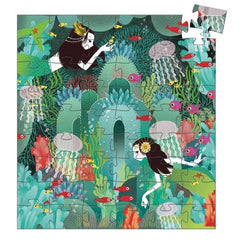 Djeco Ζωγραφική - Καλλιτεχνικά - Παζλ Djeco Παζλ σε σχηματικό κουτί 54 τεμ. Γοργόνα