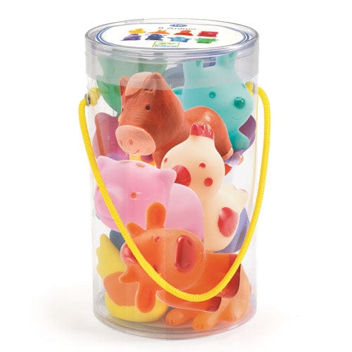 Djeco Βρεφικά Παιχνίδια Δραστηριοτήτων Djeco 7 φιγούρες Ζωάκια Φάρμας