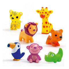 Djeco Βρεφικά Παιχνίδια Δραστηριοτήτων Djeco 7 φιγούρες Ζωάκια Ζούγκλας