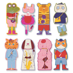 Djeco Ζωγραφική - Καλλιτεχνικά - Παζλ Djeco 8 παζλ με 3 κομμάτια "Η ορχήστρα των ζώων"