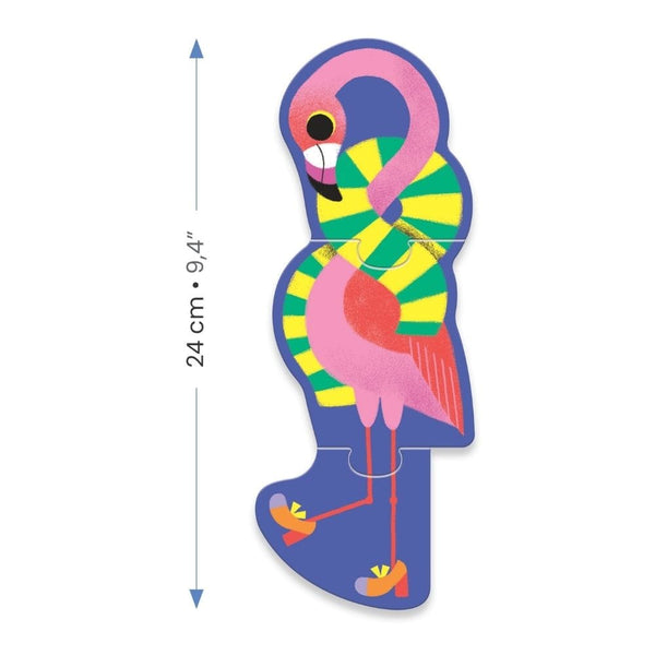 Djeco Ζωγραφική - Καλλιτεχνικά - Παζλ Djeco 8 Παζλ με 3 κομμάτια "Σαβάνα"