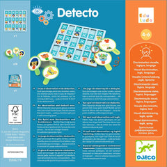 Djeco Εκπαιδευτικά Παιχνίδια Djeco εκπαιδευτικό παιχνίδι παρατηρητικότητας και λογικής 'Detecto'
