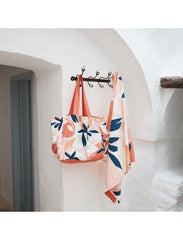 Dock & Bay Τσάντα παραλίας Dock & Bay: Επαναχρησιμοποιούμενη τσάντα από 100% ανακυκλώσιμα υλικά - Terracotta Tropics