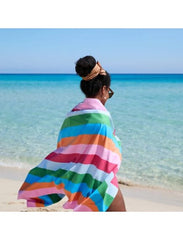Dock & Bay πετσέτα θαλάσσης Dock & Bay: Πετσέτα θαλάσσης Quickdry - Tutti Frutti (Μικροϊνες) XL (200x90εκ.)