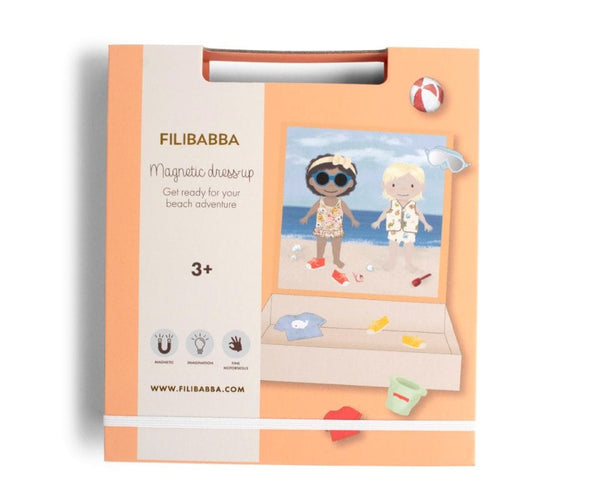 FILIBABBA Μαγνητικά Παιχνίδια Filibabba Μαγνητικό Παιχνίδι Ντυσίματος – Μια Μέρα στην Παραλία