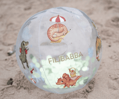 FILIBABBA Παιχνίδια θαλάσσης Filibabba Φουσκωτή μπάλα θαλάσσης Dino Beach Confetti