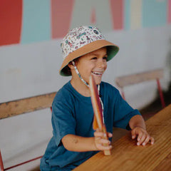HELLO HOSSY καπελο 9-18M (44-48 CM) HELLO HOSSY. Καπέλο Bob παιδικό Jungly