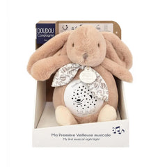 Jolijou βρεφικά παιχνίδια Jolijou My First Musical Night Light – Μουσικό Προβολάκι Νυκτός Κουνελάκι – Μπεζ