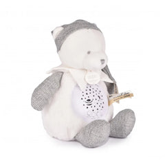Jolijou βρεφικά παιχνίδια Jolijou My First Musical Night Light – Μουσικό Προβολάκι Νυκτός Αρκουδάκι – Γκρι
