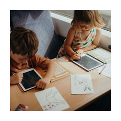 KIDYWOLF Ζωγραφική - Καλλιτεχνικά - Παζλ KIDYWOLF: 60 κάρτες για τα Mini Tablet ζωγραφικής με θέμα "Animals Around the World" & "Oceans and Pirates"