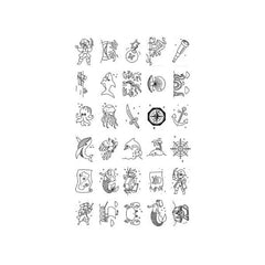 KIDYWOLF Ζωγραφική - Καλλιτεχνικά - Παζλ KIDYWOLF: 60 κάρτες για τα Mini Tablet ζωγραφικής με θέμα "Animals Around the World" & "Oceans and Pirates"