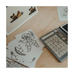 KIDYWOLF Ζωγραφική - Καλλιτεχνικά - Παζλ KIDYWOLF: 60 κάρτες για τα Mini Tablet ζωγραφικής με θέμα "Animals Around the World" & "Oceans and Pirates"