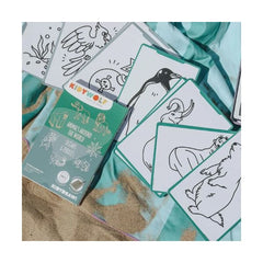 KIDYWOLF Ζωγραφική - Καλλιτεχνικά - Παζλ KIDYWOLF: 60 κάρτες για τα Mini Tablet ζωγραφικής με θέμα "Animals Around the World" & "Oceans and Pirates"