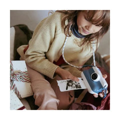 KIDYWOLF Παιχνίδια Δραστηριοτήτων KIDYWOLF: Φωτογραφική μηχανή με θερμική εκτύπωση - Μπλε Instant Camera