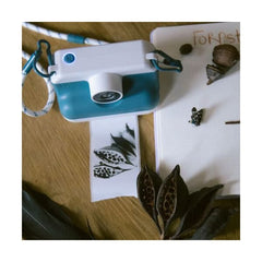 KIDYWOLF Παιχνίδια Δραστηριοτήτων KIDYWOLF: Φωτογραφική μηχανή με θερμική εκτύπωση - Μπλε Instant Camera