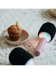 KIDYWOLF Παιχνίδια Δραστηριοτήτων KIDYWOLF: Μικρόφωνο Karaoke επαναφορτιζόμενο με φως & bluetooth - Επιλέξτε χρώμα