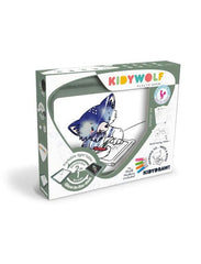 KIDYWOLF Ζωγραφική - Καλλιτεχνικά - Παζλ KIDYWOLF: Tablet ζωγραφικής με φως, 2 όψεων με οθόνη LΕD & μαυροπίνακα