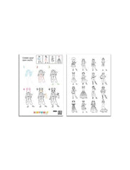 KIDYWOLF Ζωγραφική - Καλλιτεχνικά - Παζλ KIDYWOLF: Tablet ζωγραφικής με φως, 2 όψεων με οθόνη LΕD & μαυροπίνακα- Σχέδιο Μόδας