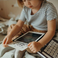 KIDYWOLF Ζωγραφική - Καλλιτεχνικά - Παζλ KIDYWOLF: Tablet ζωγραφικής με οθόνη LCD (30 κάρτες)- Dinosaurs