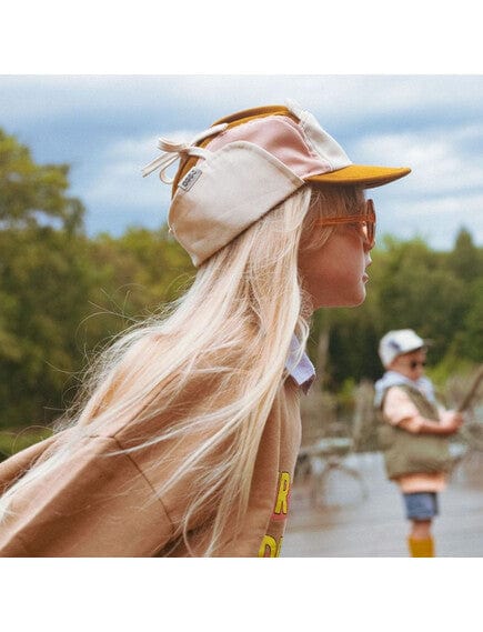 KiETLA καπελο 2-6Y (48-52 cm) KiETLA: Camper Καπέλο Τύπου Λεγεωνάριου με προστασία UPF50+ - Αρκουδάκι