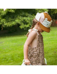 KiETLA καπελο 2-6Y (48-52 cm) KiETLA: Camper Καπέλο Τύπου Λεγεωνάριου με προστασία UPF50+ - Αρκουδάκι