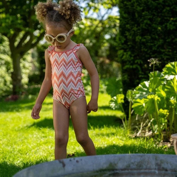 Koko Noko μαγιό Koko Noko Ολόσωμο μαγιό πορτοκαλί μπεζ εκρύ