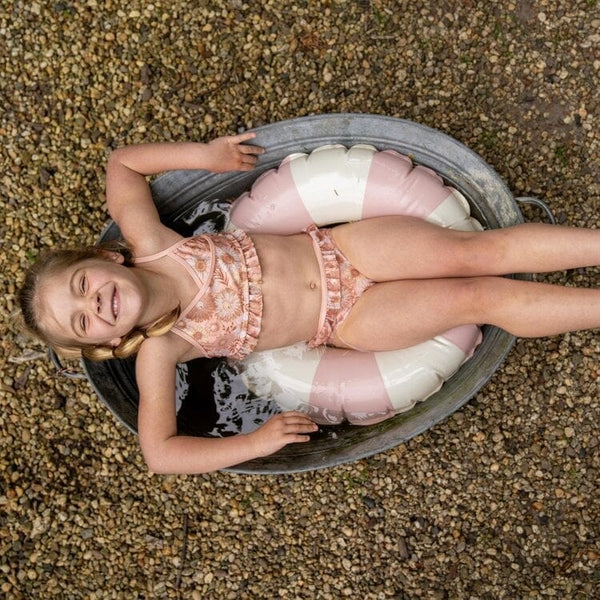 Koko Noko μαγιό Koko Noko Μαγιό μπικίνι ροδακινί λουλούδι