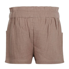 Koko Noko Παντελονάκι Σορτς ανοιχτό καφέ μουσελίνα  Koko Noko