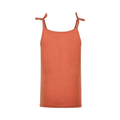 Koko Noko Μπλουζάκι Koko Noko Μπλούζα αμάνικη Orange embroidered flower