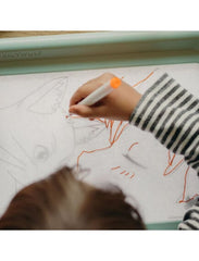 KIDYWOLF: Tablet ζωγραφικής με φως, 2 όψεων με οθόνη LΕD & μαυροπίνακα